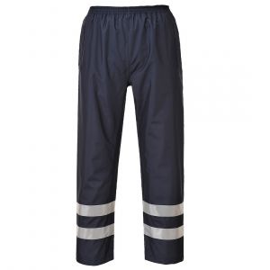 PANTALON PLUIE IONA LITE MARINE S481 BANDE RETRO - PORTWEST