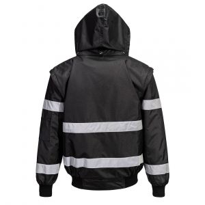 BLOUSON NOIR S435 4 EN 1 + TRANSFERT BLANC COALLIA 2