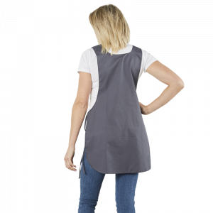 CHASUBLE CLARA GRISE + TRANSFERT MILIEU BLANC COALLIA 2