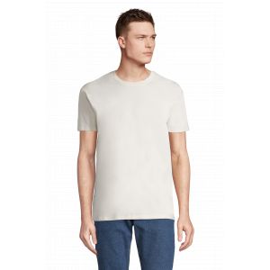 TEE-SHIRT IMPERIAL MANCHES COURTES BLANC + TRANSFERT...