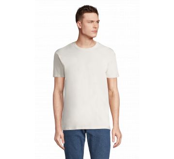 TEE-SHIRT IMPERIAL MANCHES COURTES BLANC + TRANSFERT COEUR BLANC COALLIA