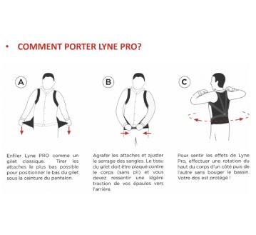 GILET FEMME MAINTIEN POSTURE DOS LYNE PRO - PERCKO